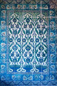Turchia, Istanbul, Palazzo Topkapi, piastrelle di Iznik